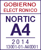 Sello de certificación de la A4:2014 con el NIU 16007-03-A20D01